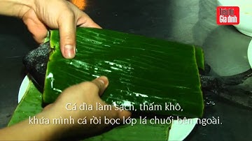 Hướng dẫn làm món Cá dìa nướng lá chuối  – TTGĐ 15/2015