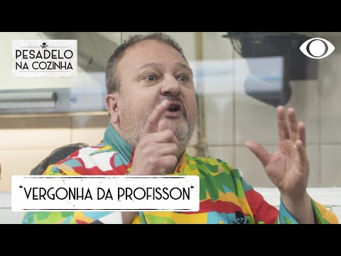 10 MINUTOS DE VOCÊ É A VERGONHA DA PROFISSION, COM JACQUIN, PESADELO NA  COZINHA, Sim. São 10 minutos do Jacquin gritando VOCÊ É A VERGONHA DA  PROFISSION!. De nada.