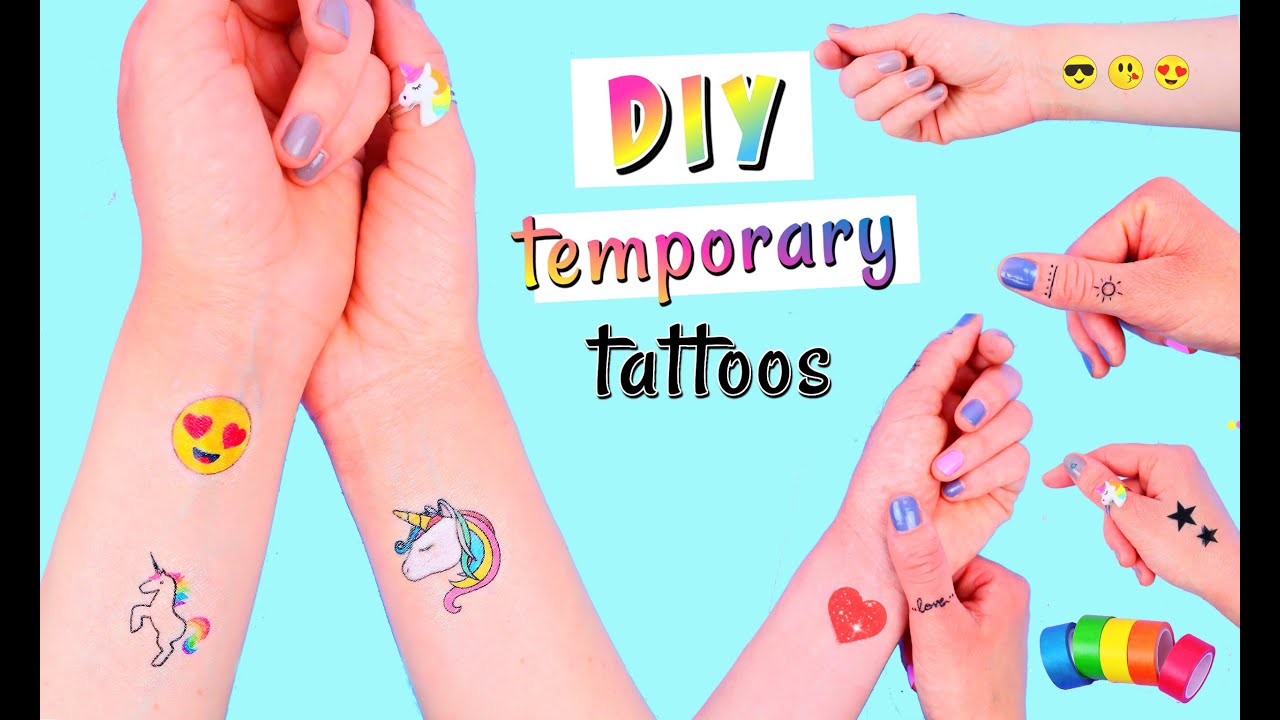 8 DIY Temporary Tattoos To Try Out