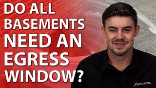 Do All Basements Need An Egress Window?