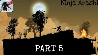 Ninja Arashi - Gameplay Walkthrough - Chapter 1 Level 10-11 / Best Ninja Game Ever |Android/ iOS screenshot 4