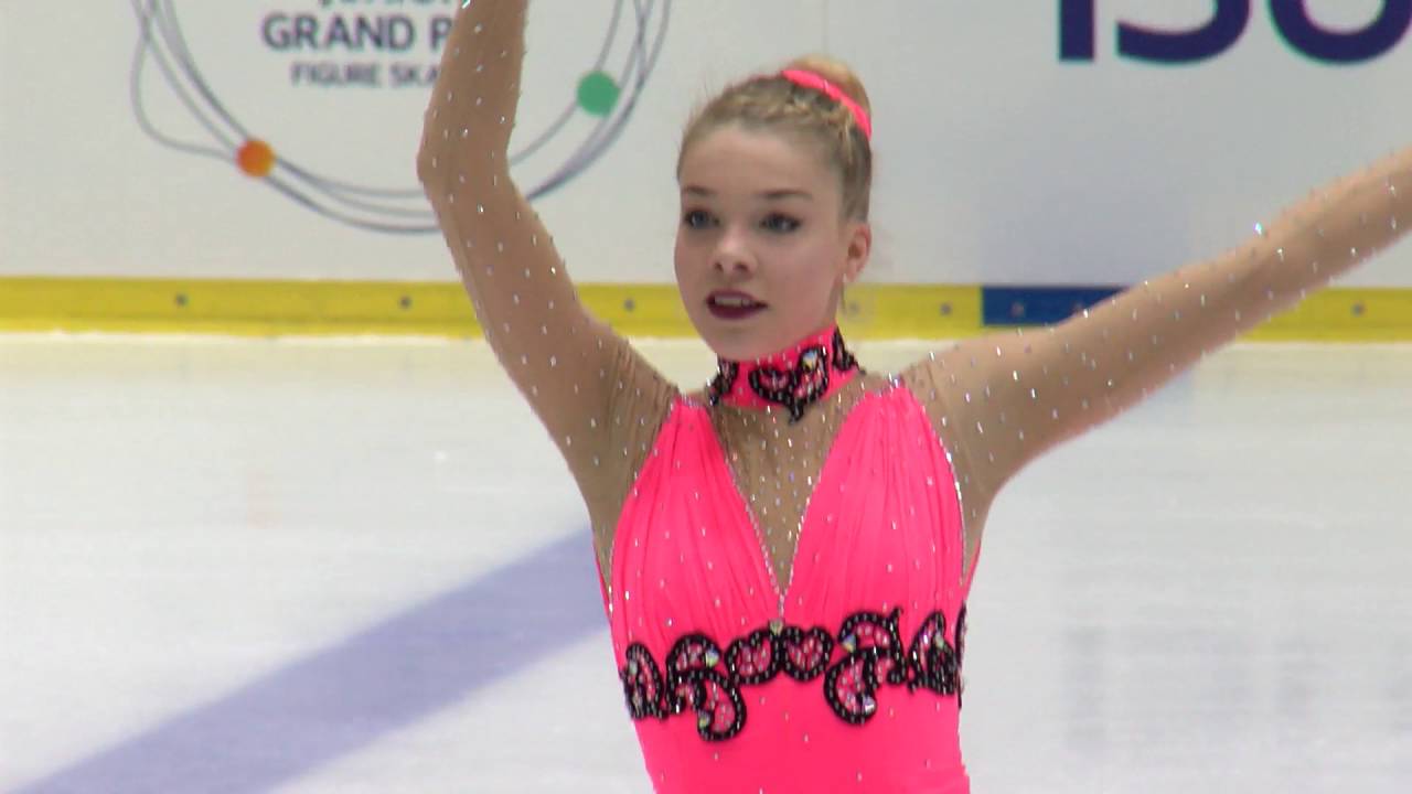 2016 ISU Junior Grand Prix - Tallinn - Ladies Short Program - Danielle HARRISON GBR
