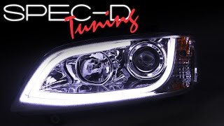 SPECDTUNING DEMO VIDEO: 2008-2009 PONTIAC G8 PROJECTOR HEADLIGHTS