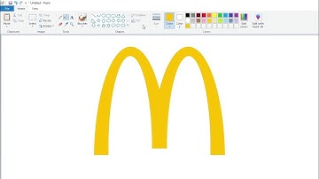 How to draw the McDonald