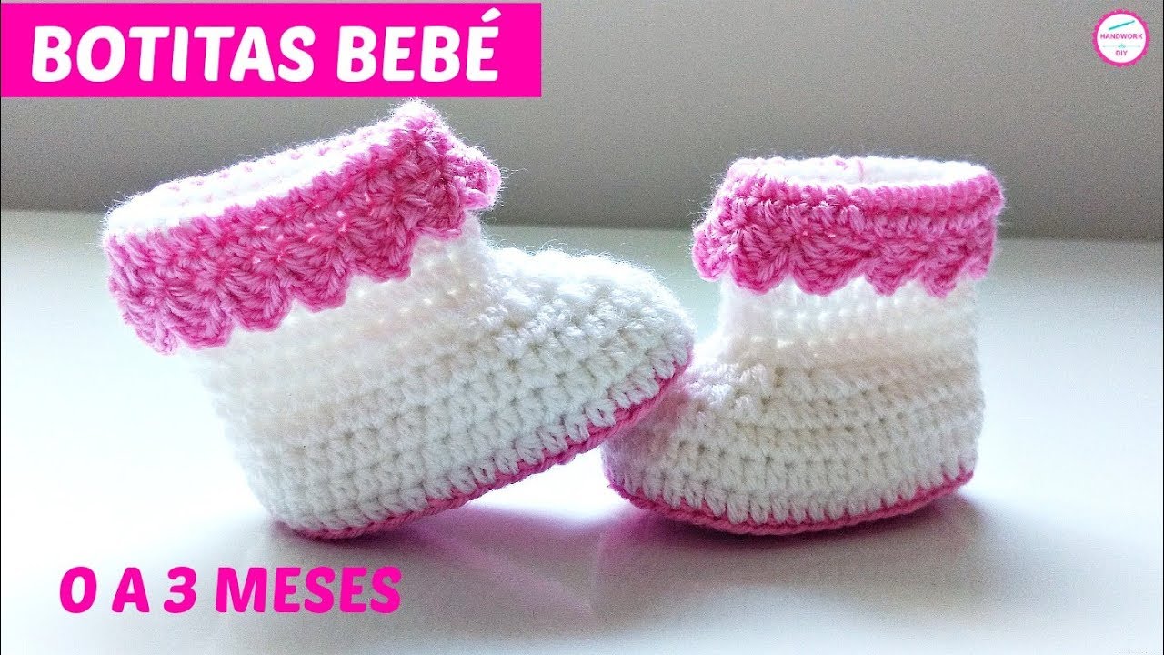 BOTITAS CROCHET PARA BEBÉS PASO PASO -