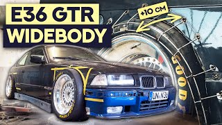 Building a modern BMW E36 GTR  Custom Metal WideBody