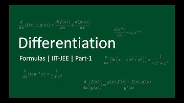 Differentiation | Formulas | IIT-JEE #Differentiation #IIT #Calculus #Formulas #Derivative