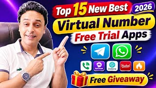 Top 15 Best Virtual Number Apps for Fake WhatsApp & OTP Verification | Free Trial 2026