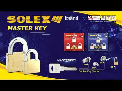VTR SOLEX MASTER KEY กุญแจ มาสเตอร์คีย์ โซเล็กซ์ ค.ศ. 2026