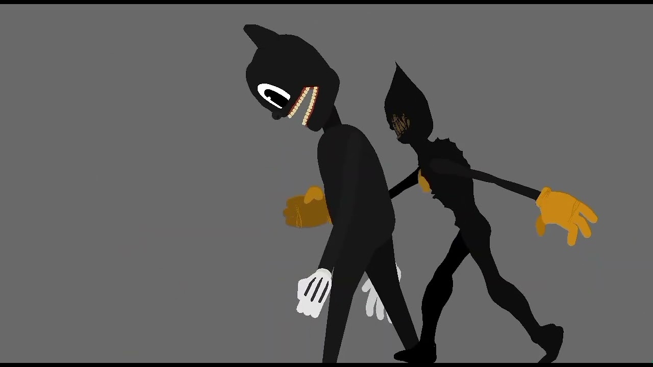 cartoon cat vs bendy (stick nodes)