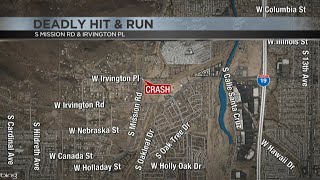 Deputies searching for suspect involved in fatal hit and run