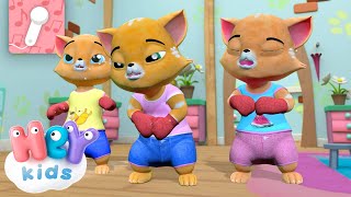 Three little kittens 🎤 KARAOKE | Songs for Kids | HeyKids Nursery Rhymes