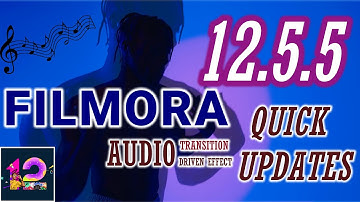 Filmora 12.5.5 | Audio Transition | Audio Driven Effect | FIlmora 12 Tutorial