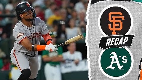 Giants vs. A's Game Highlights (7/6/25) | MLB Highlights