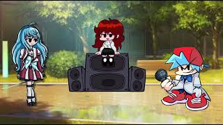 FNF :Vivy Fluorite eye Funkin : Song Chilling Garden