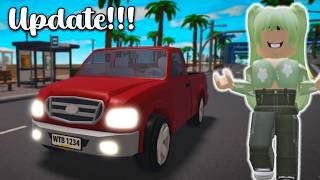 How to use the New Vehicle app - Vehicle Spawning Update  in Bloxburg Roblox