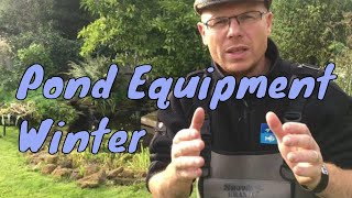 When should I turn off my pond equipment for the winter | UK