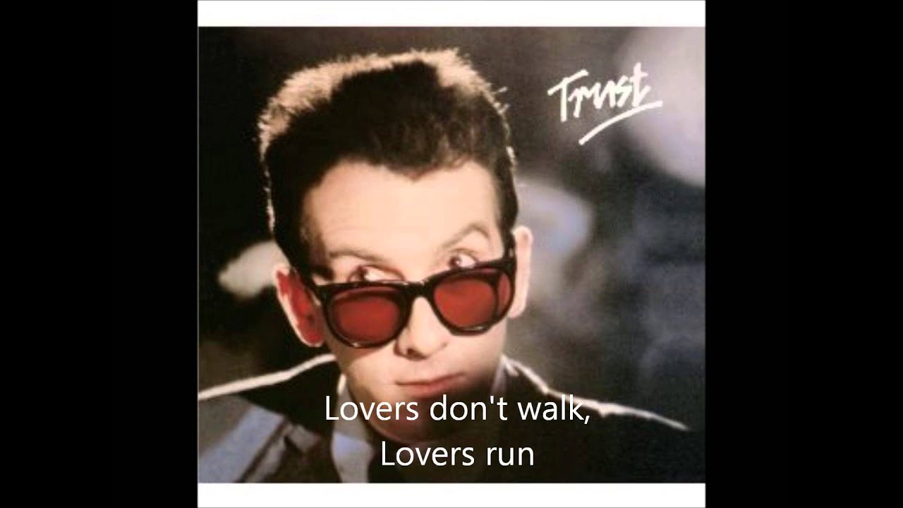 Elvis Costello "Lovers Walk" (with lyrics) YouTube