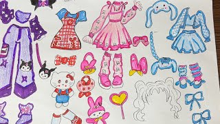Let’s make own stickers / Poppy playtime Sanrio inspired sticker diy 😍