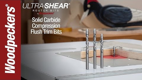 Ultra-Shear 1/4" Compression Flush Trim Bits