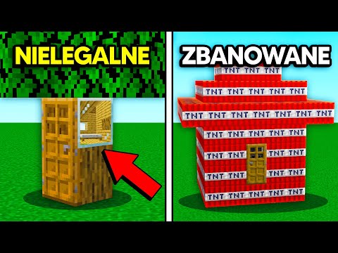28 NIELEGALNYCH DOMÓW w MINECRAFT!