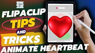 FlipAclip tutorial | Heartbeat Animation | Flipaclip | Step-by-Step Tutorial for Beginners screenshot 5