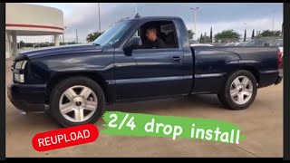 Reupload of my Most Viewed Video; Manny’s Silverado 2/4 Drop