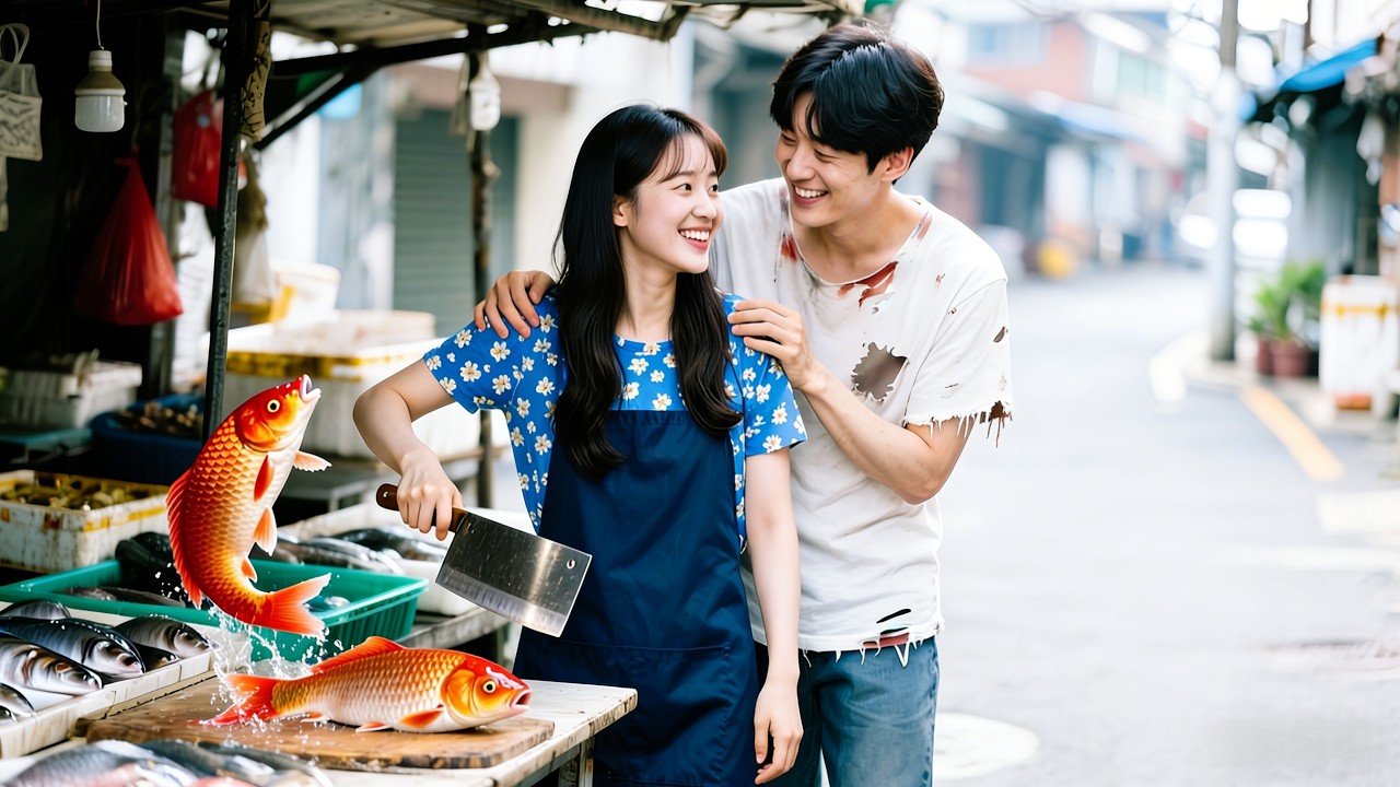 The Fish Seller Girl Picked Up a Stupid Hubby, Who's Actually a CEO, Brought Him Home to Have a BB