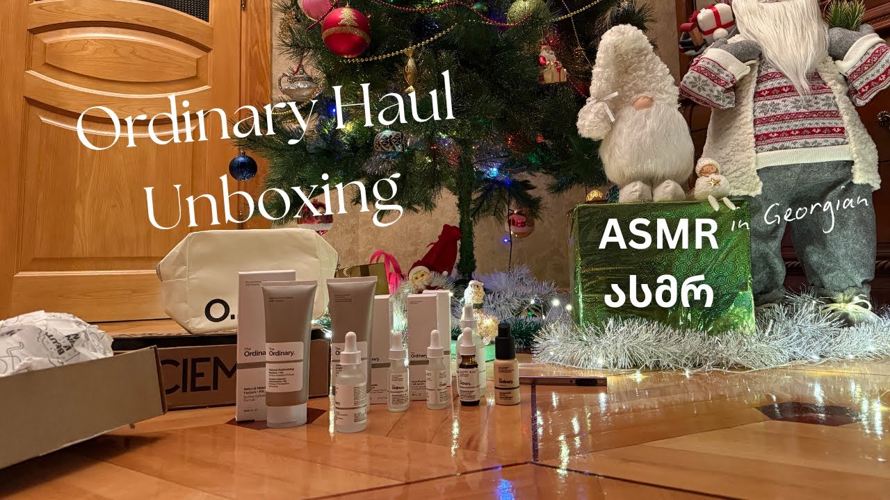 ასმრ ქართულად | Ordinary Haul განყუთვა/ანბოქსინგი | ASMR GEORGIAN 