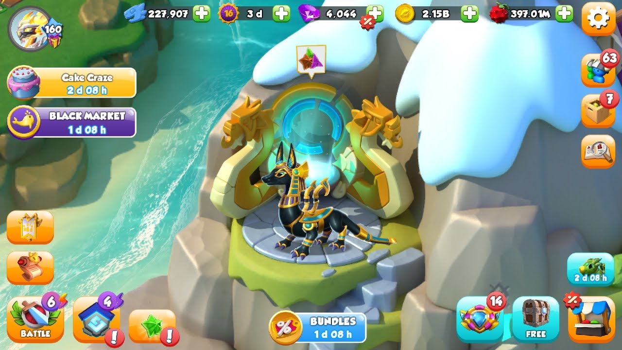 Ascend Divine Anubis Dragon-Dragon Mania Legends | 8.7k Chocolate Cake Event | DML