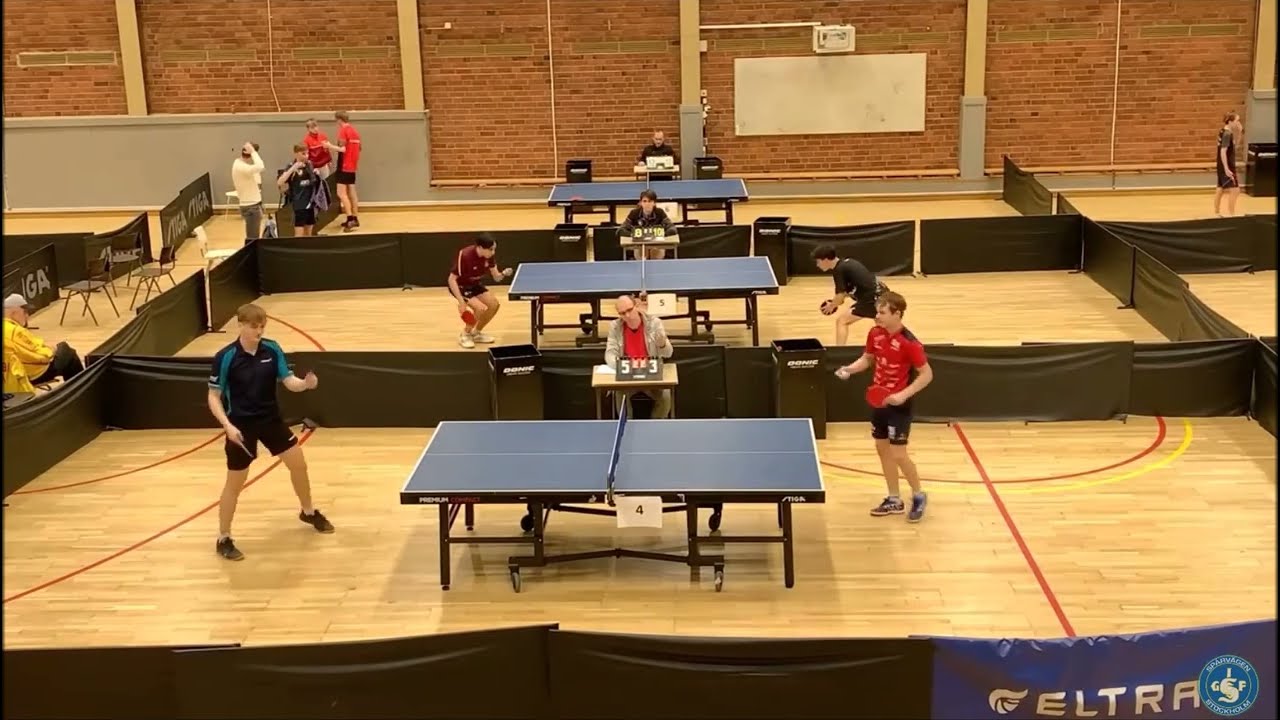 RÄSÄNEN Aleksi vs Björkryd David|Men's singles U18 semifinal|Sweden Tour Spårvägsspelen 2024