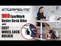 7149 - Exerpeutic 900 ExerWork Under the Desk Bike with Bluetooth Smart Technology and Free App