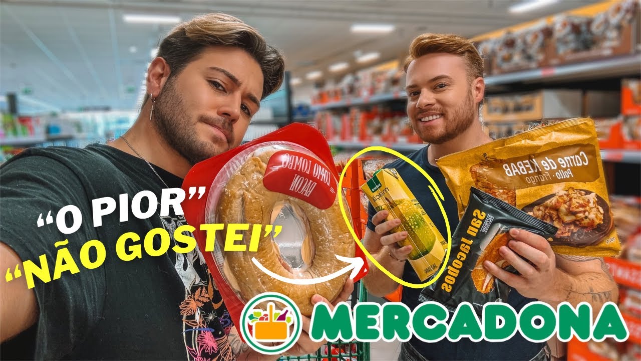 PROVÁMOS OS PIOR AVALIADOS DO MERCADONA! *são mesmo maus?*