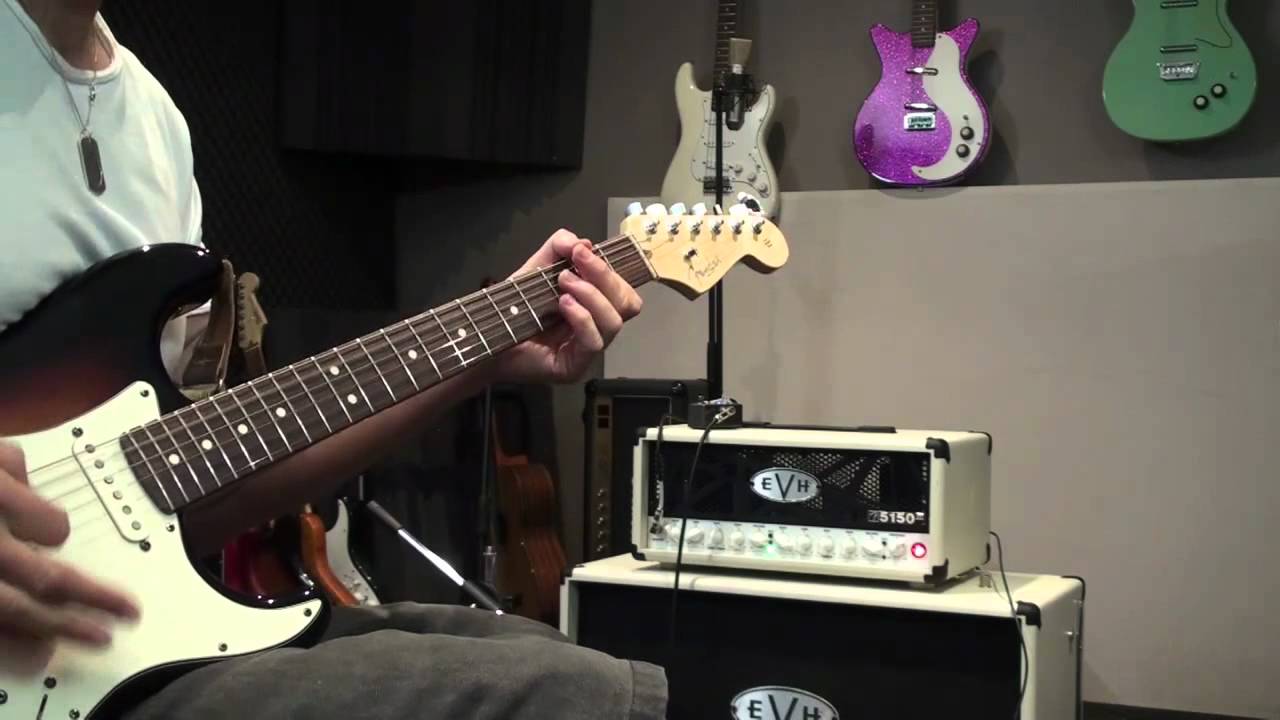 EVH 5150, 50 watt crunch tones and Eric Johnson Cliffs Of Dover  lesson