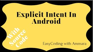 1 how to open new activity on button click in android | intent in android studio implicit/explicit