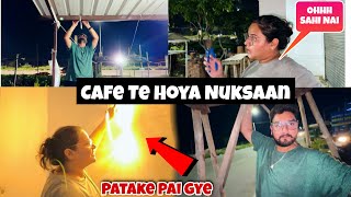 Cafe To Ghar Aundya Vje Raat de 2 | Day 48 Of 100 Days Challenge | Amanjass Vlogs |