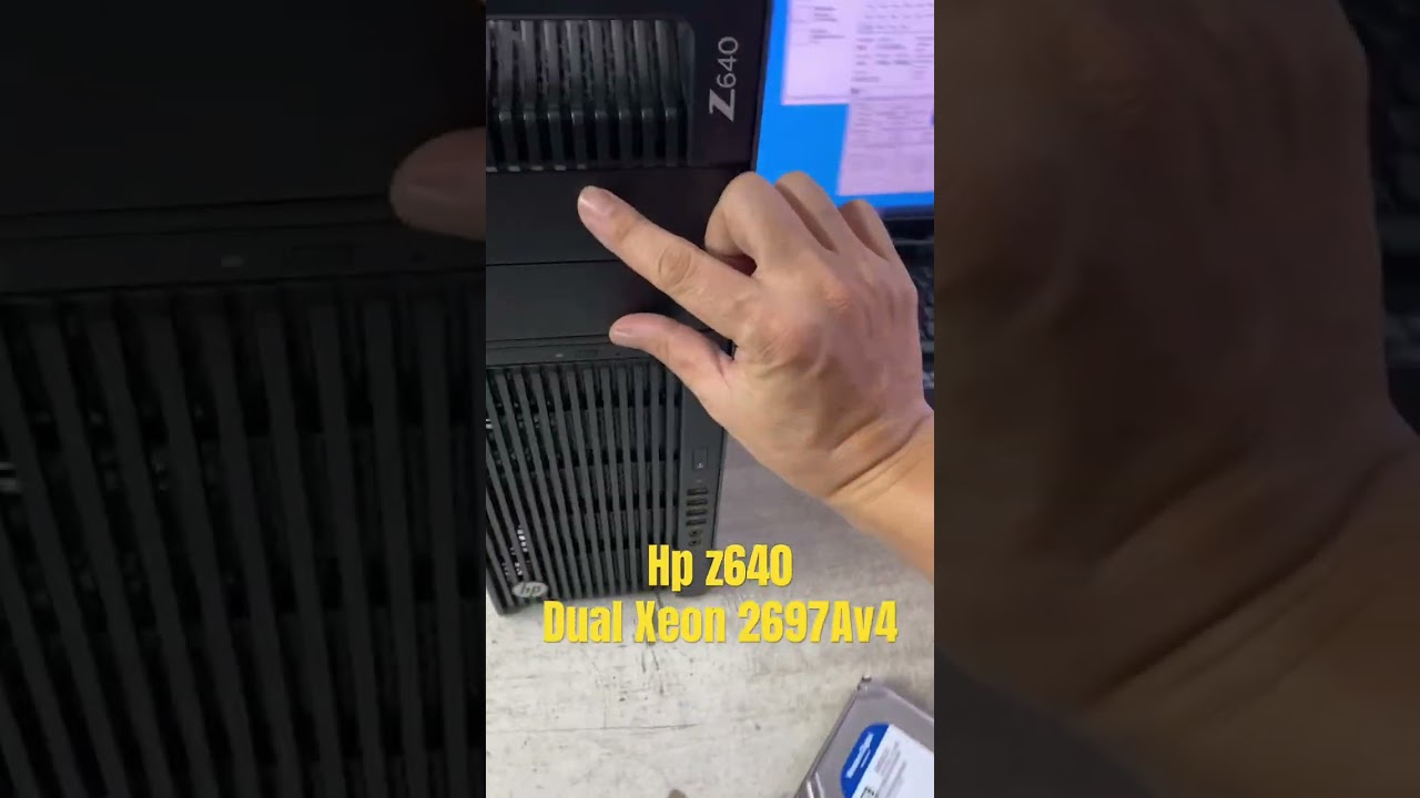Hp z640 Workstation: Dual Xeon E5-2697Av4 all core 3.1 64thread