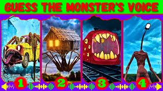 Guess Monster Voice Car Eater, Spider House Head, Train Eater, Light Head Coffin Dance