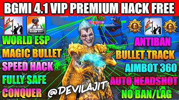 bgmi ios hack 4.1 free |how to hack bgmi ios 4.1 |skin hack bgmi ios | iPad And IPhone ios hack free
