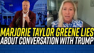 Marjorie Taylor Greene ADMITS TO TATTLING to Donald Trump About Mike Johnson!!!