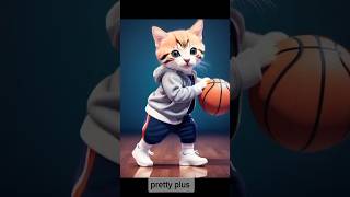 basketball doesn't build character it reveals it | cute kitten #cat #catstory #catcute #kitten