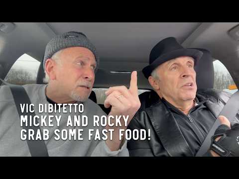 Mickey and Rocky grab some fast food!