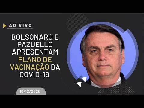 Bolsonaro e Pazuello apresentam plano de vacinação contra a Covid-19 [AO VIVO]