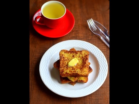 eggless-french-toast---indian-style-french-toast-recipe-without-eggs---easy-breakfast-recipes