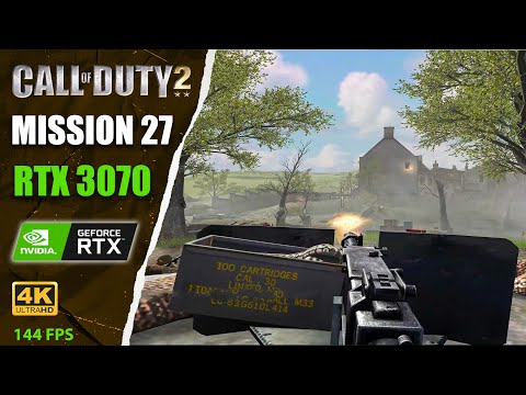 Видео: Call of Duty 2 -  Миисия #27 -  [Переправа ] - 4K  I  144 fps