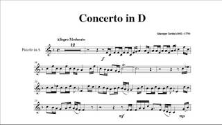 Video thumbnail of "Giuseppe Tartini: Concerto (Maurice André, trumpet) I"