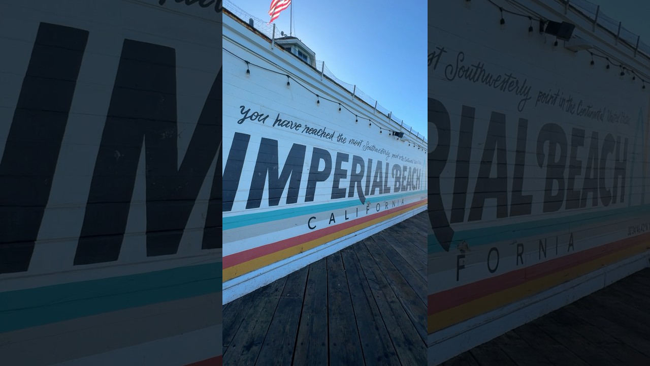 🏝️Imperial Beach Pier 🌊 The Southernmost Point in the Continental United States!