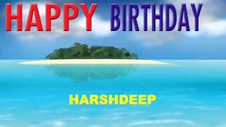 Harshdeep  Card Tarjeta - Happy Birthday