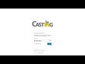 Casting sign in talent sign up