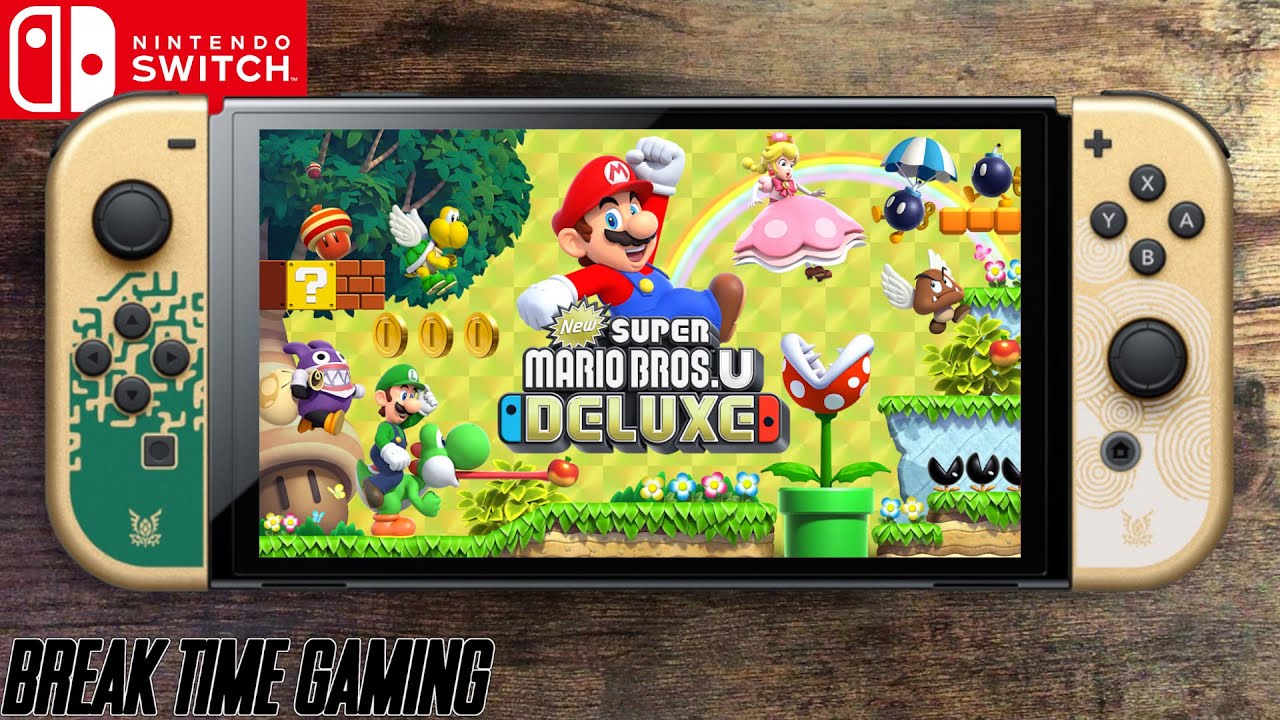 New Super Mario Bros. U Deluxe OLED Nintendo Switch Gameplay 